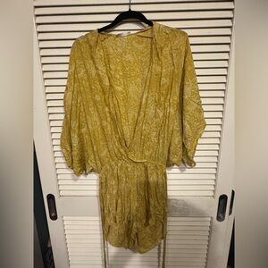 Indah Mustard Yellow Jumpsuit